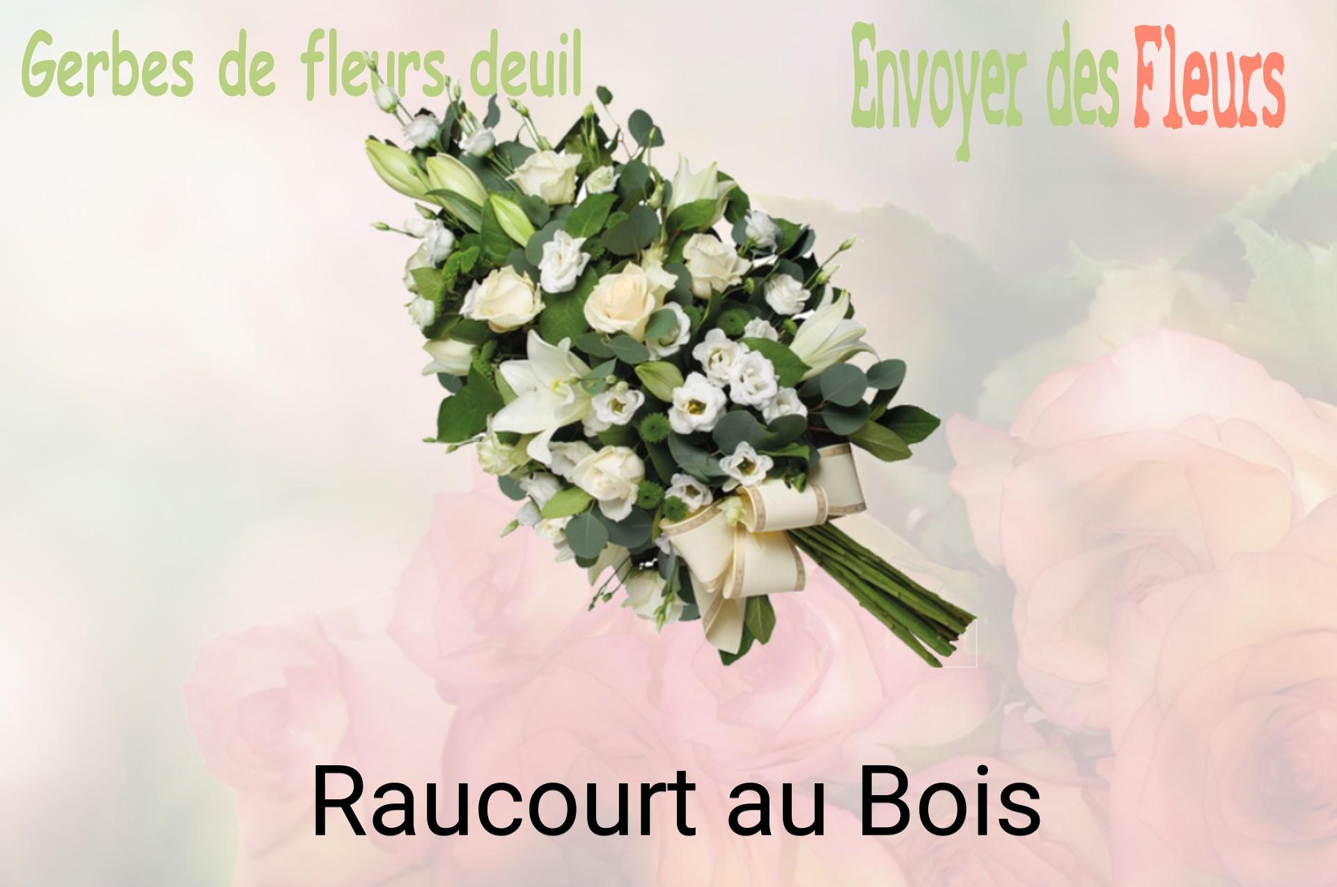 Gerbe de fleurs de deuil livrée à Raucourt-au-Bois